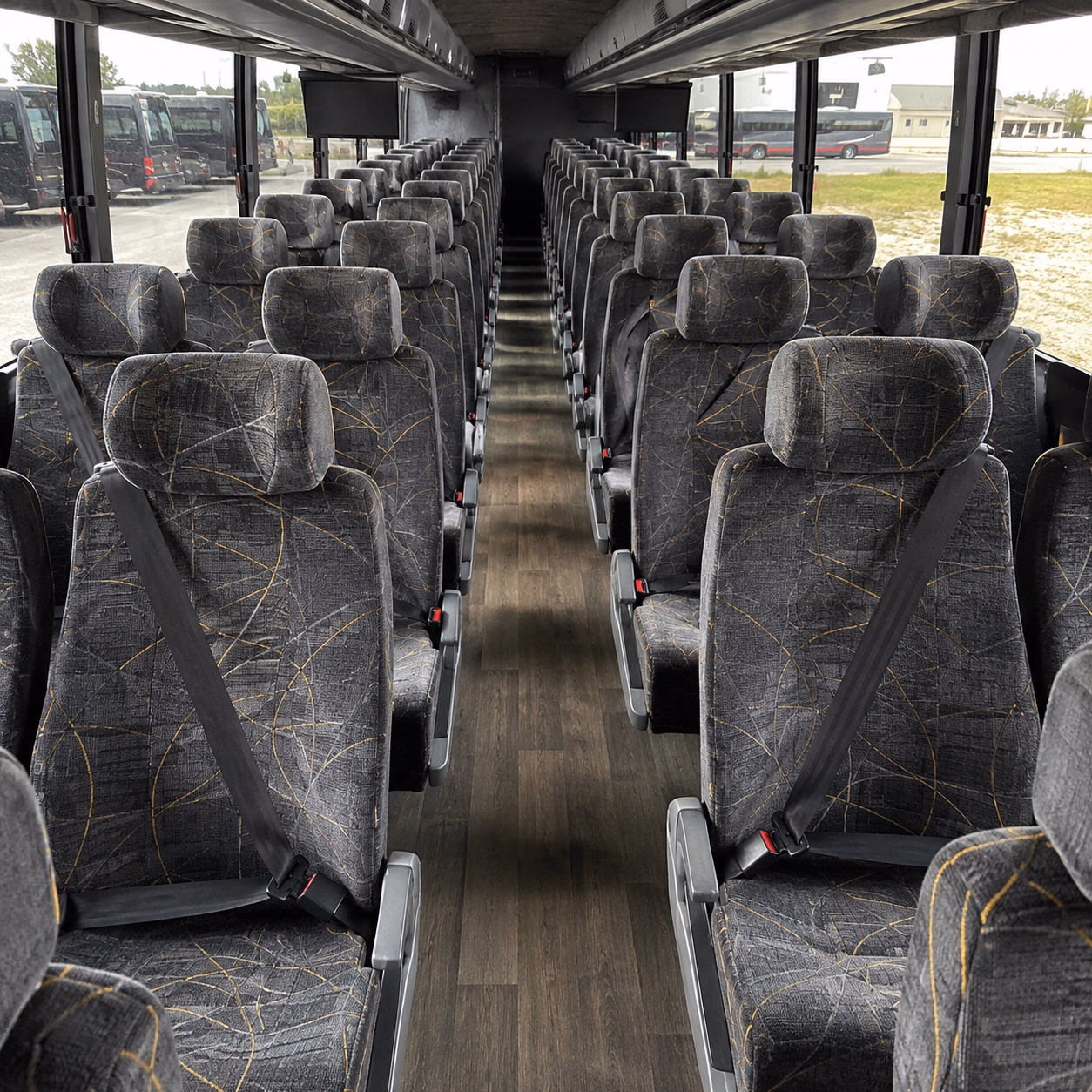 santa clarita charter bus interior